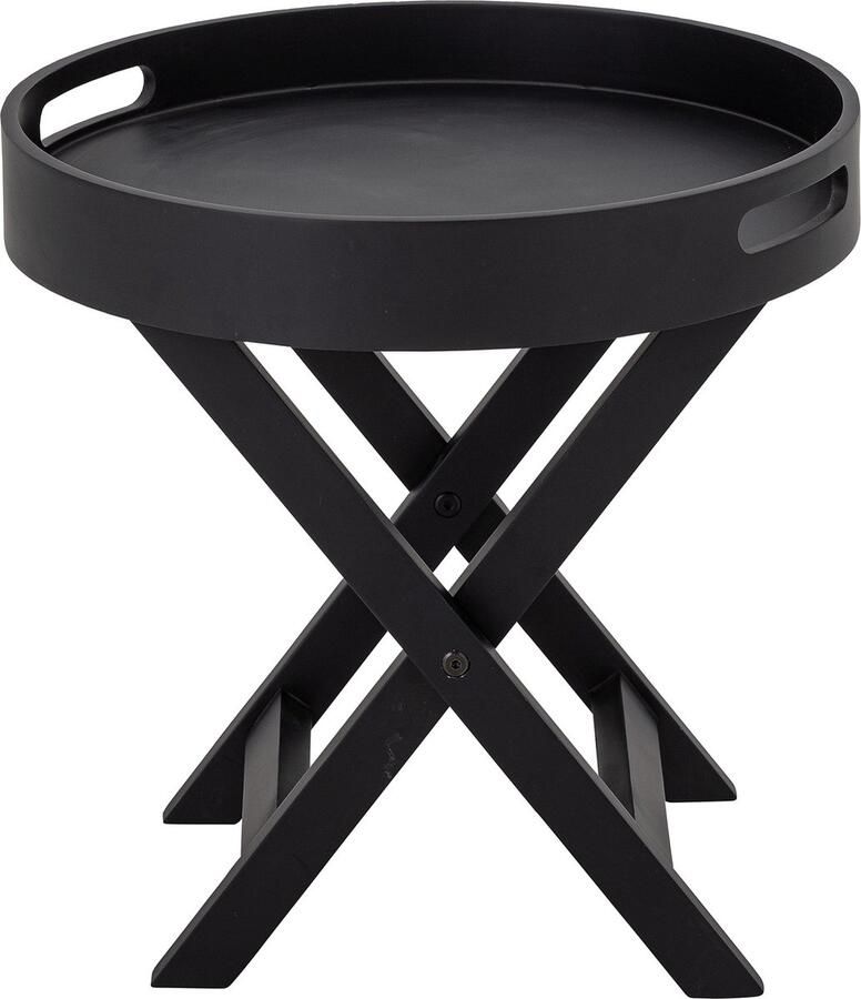 Bloomingville Freya Dienbladtafel Zwart Rubberhout