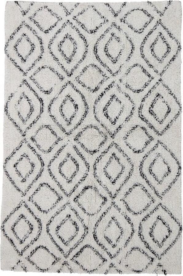 Bloomingville Katie Vloerkleed Wit Katoen