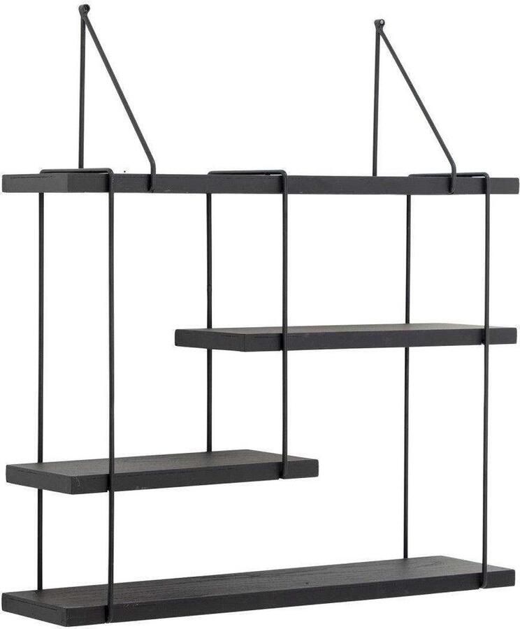 Bloomingville – Lewis wandrek zwart – 60 x 65 x 15 cm