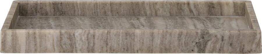 Bloomingville Marmeren dienblad Majsa bruin 38x18cm