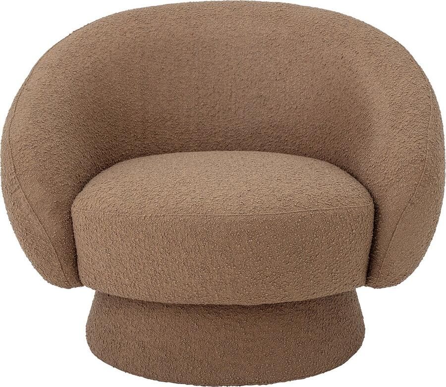Bloomingville Ted Lounge Chair Brown Polyester