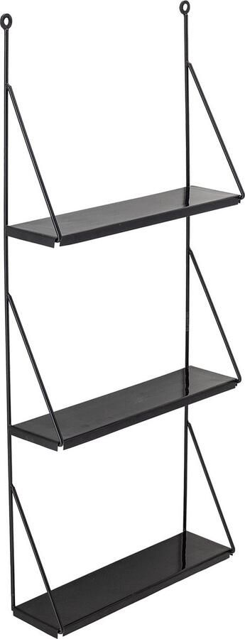 Bloomingville Walter Plank Zwart Metaal