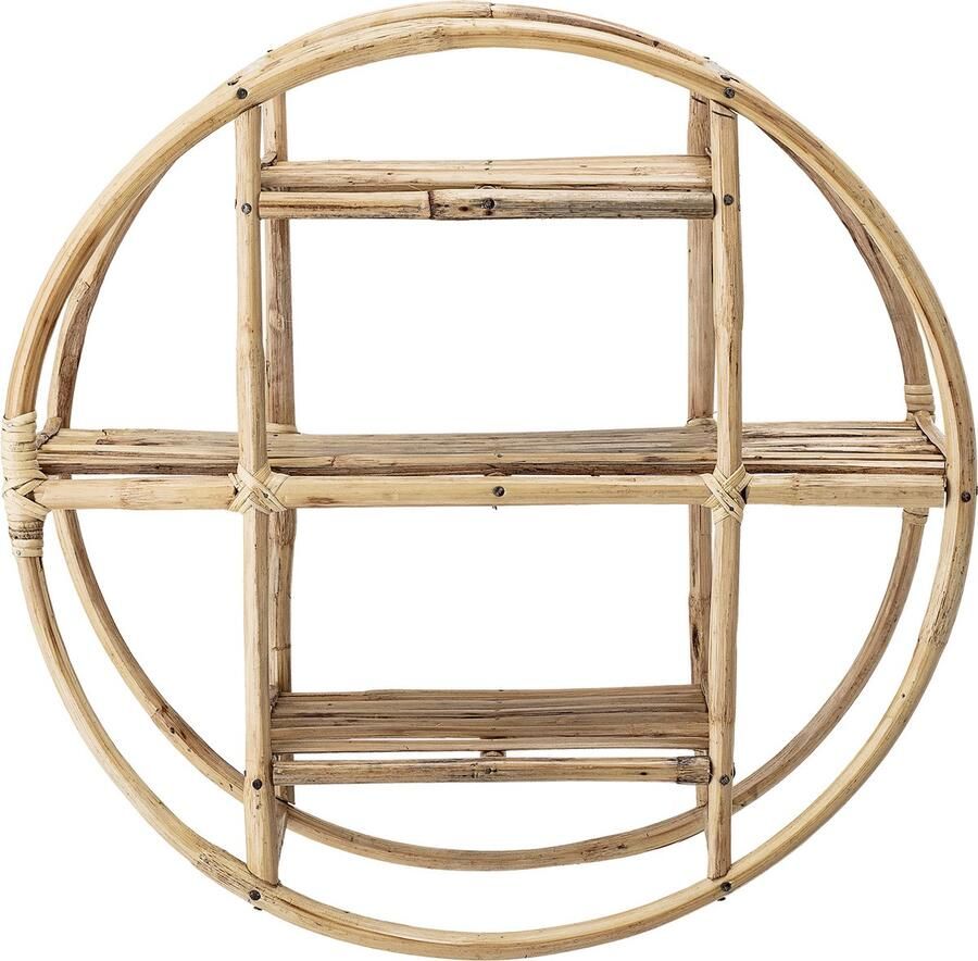 Bloomingville Wandrek Bamboe Rond Sia Shelf Nature