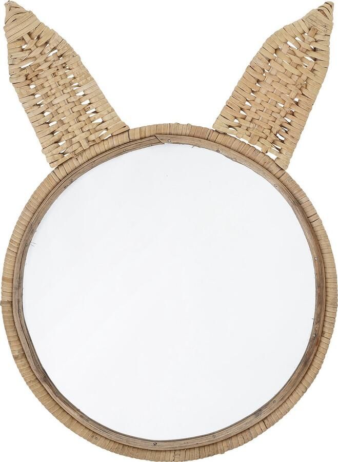 Bloomingville-collectie Spiegel Konijn rattan