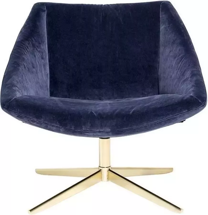 Bloomingville fauteuil Elegant Blauw ester 73cm.H