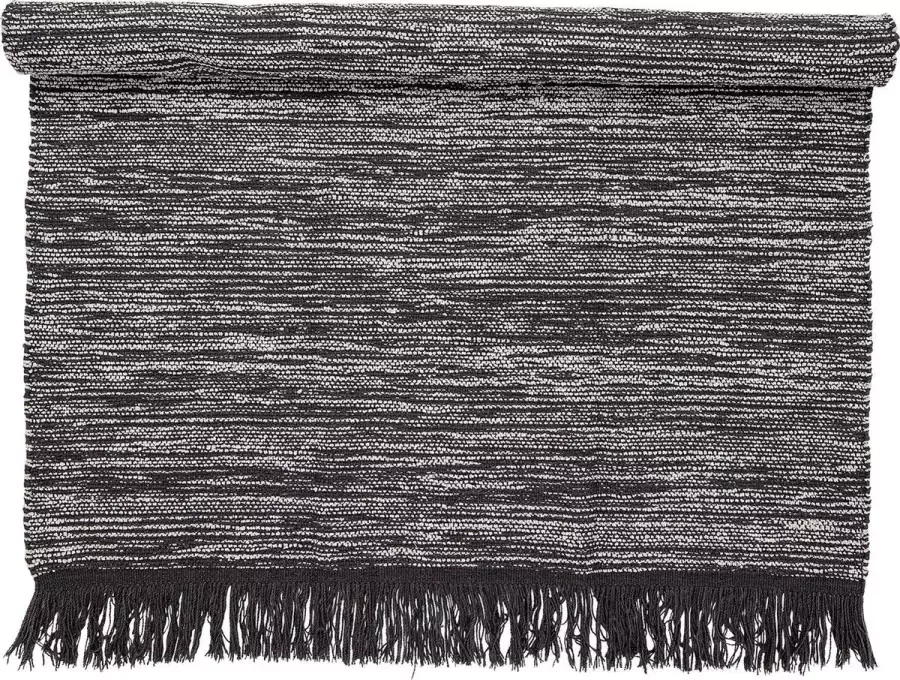 Bloomingville Geoffrey tapijt 200x140 cm wol katoen grijzig