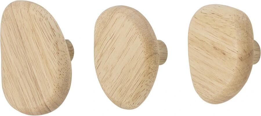 Bloomingville mini Bloomingville kinderkapstok set van 3 hout