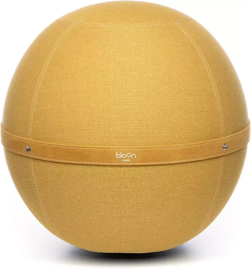 BLOON PARIS Zitbal 55 cm Geel Ergonomisch zitten Thuis of kantoor zitbal Zitballen Handgemaakt in Portugal