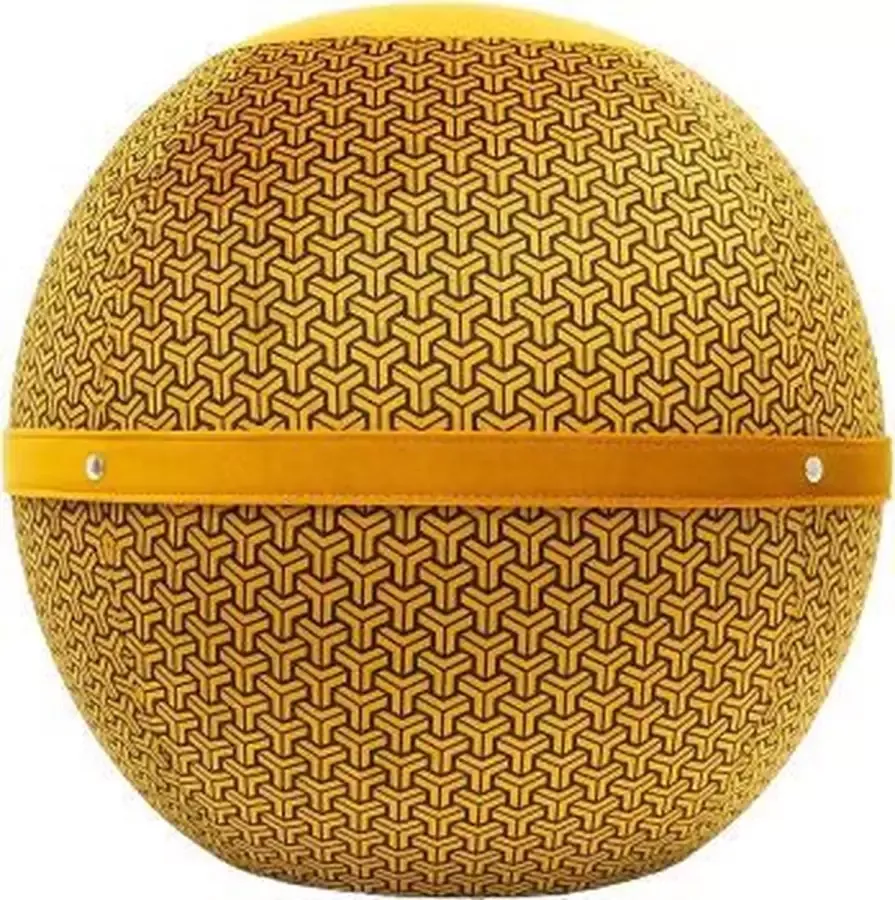 BLOON PARIS Zitbal Deluxe Goud met patroon Ergonomisch verantwoord werken Kantoor Zitbal Handgemaakt in Portugal