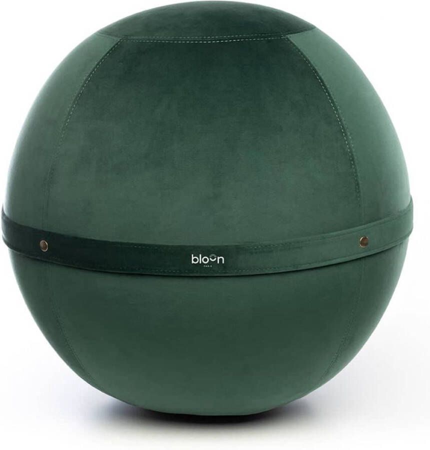 BLOON PARIS zitbal Velvet Groen 55 cm Bureaustoel