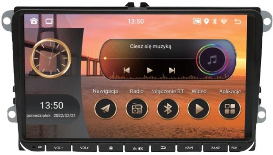 Blow CP02 2DIN 9” CarPlay Scherm Android Autoradio – WiFi – GPS – Bluetooth – Touchscreen – Volkswagen Skoda Seat Incl. Installatiekit