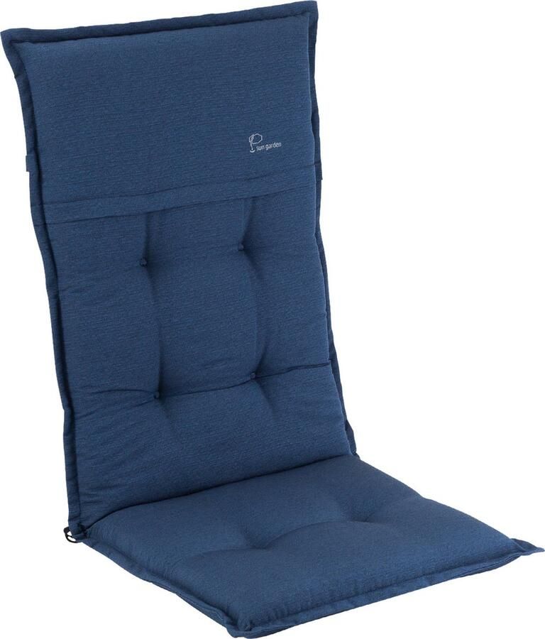 Blumfeldt Coburg stoelkussen zitkussen hoge rug tuinstoel polyester 53x117x9cm