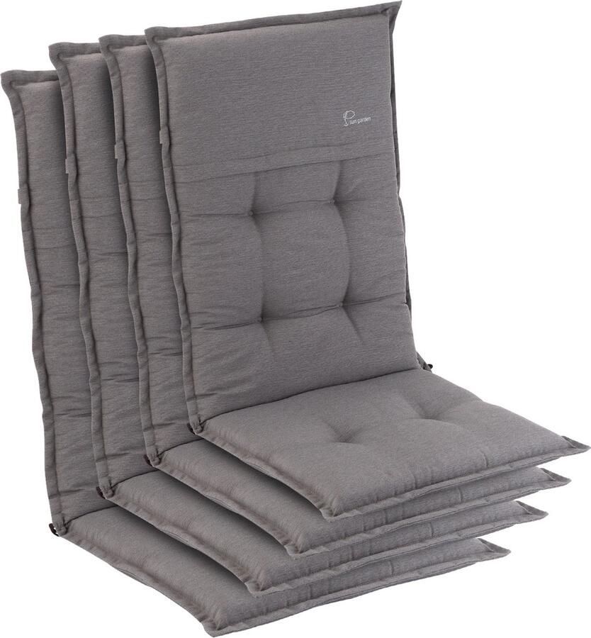 Blumfeldt Coburg stoelkussen zitkussen hoge rug tuinstoel polyester 53x117x9cm