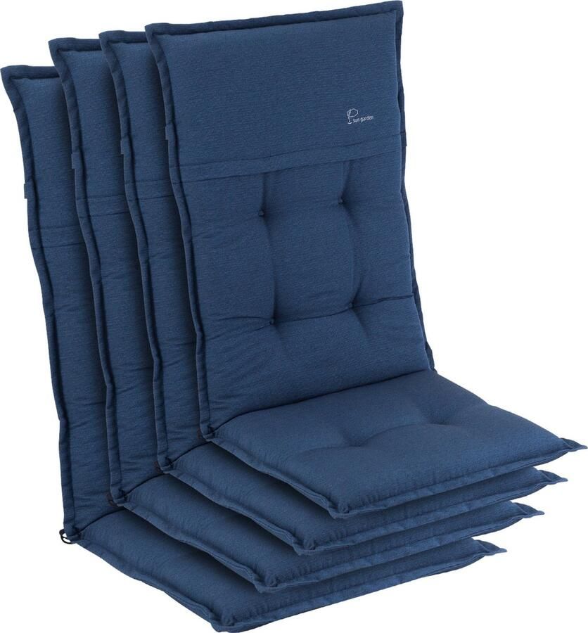 Blumfeldt Coburg stoelkussen zitkussen hoge rug tuinstoel polyester 53x117x9cm