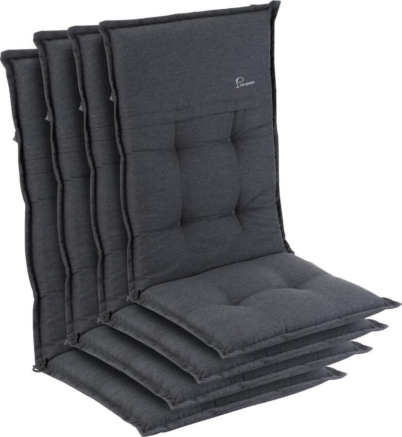 Blumfeldt Coburg stoelkussen zitkussen hoge rug tuinstoel polyester 53x117x9cm