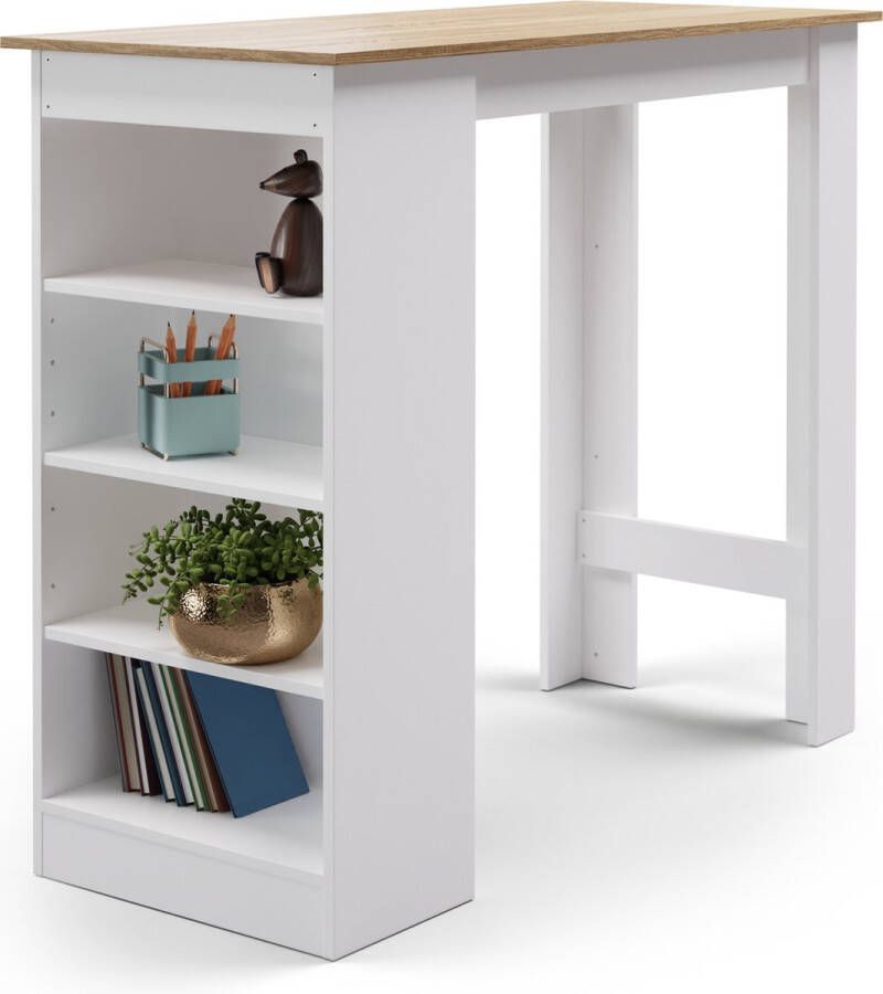 Blumfeldt Erskine Bartafel 3 Schappen Wit Eiken