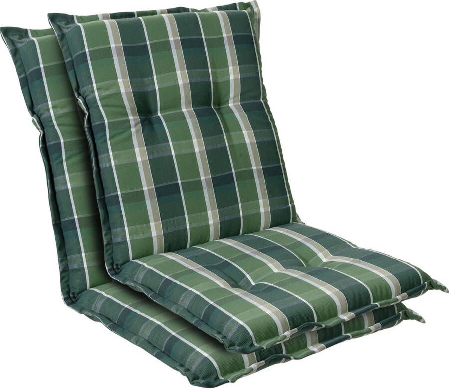 Blumfeldt Prato stoelkussen zitkussen lage rug tuinstoel polyester 50x100x8cm