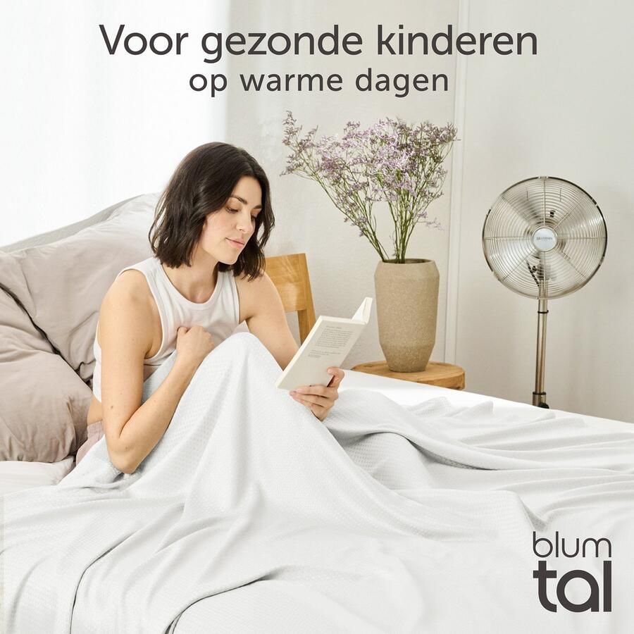 Blumtal Koeldeken 200x230 cm Bamboe Zomerdeken- OEKO-TEX gecertificeerd Cooler Zomer Deken Reisdeken Koeldeken Bed Zelfkoelende Deken Verkoelende Bamboe Deken Ivoor