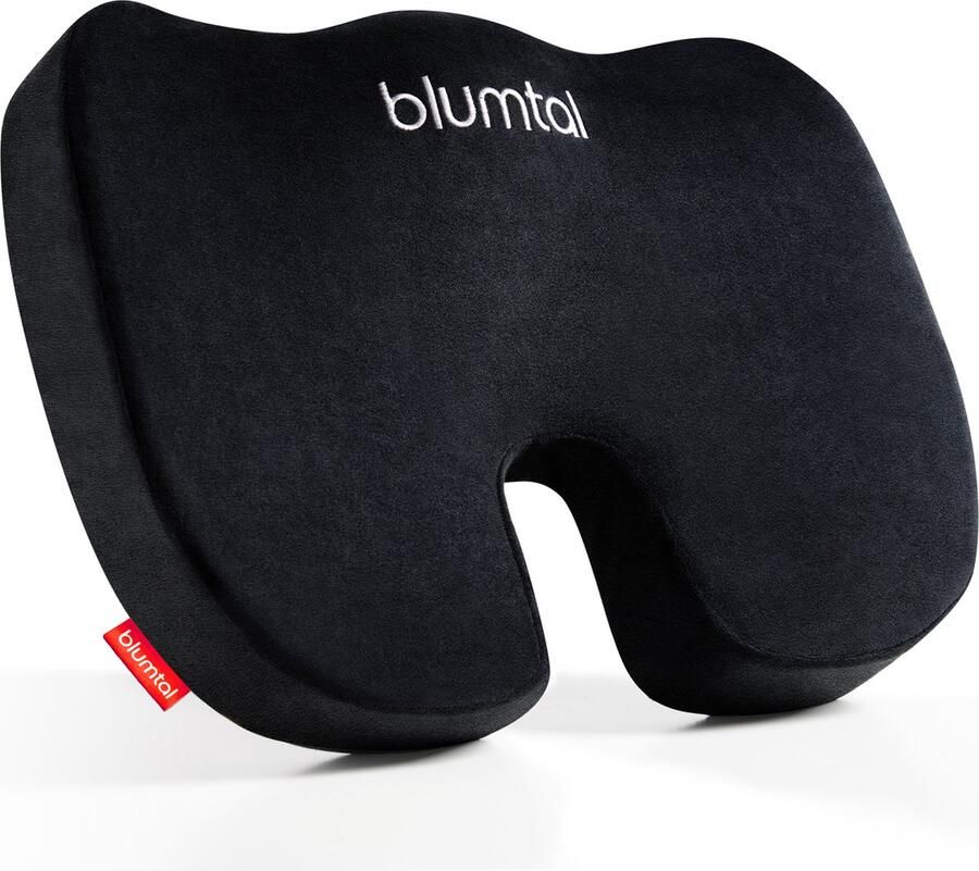 Blumtal Memory Foam Zitkussen Bureaustoel Autostoel Stuitkussen Ergonomisch Traagschuim Zitkussen Zacht