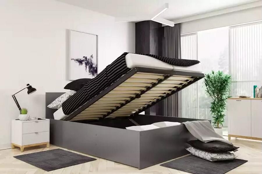 BMS Bed 160x200 cm Graphiet