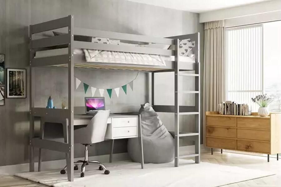 BMS Bunk Bed 90x200 Met Matras Grafiet