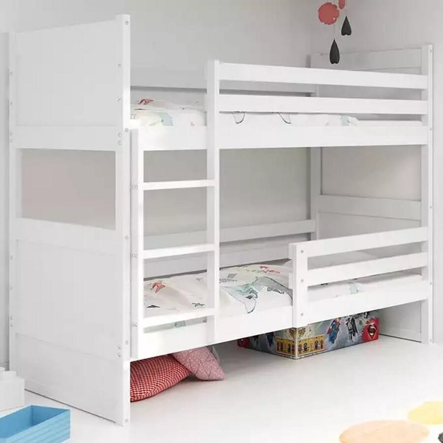 BMS Bunk Bed White Youth Includes Mattress