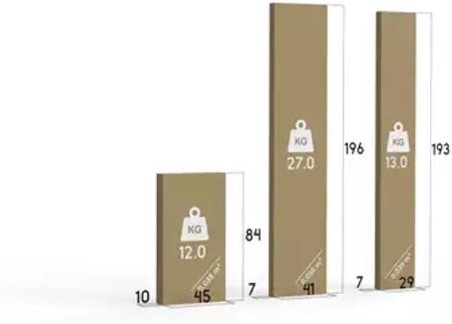 BMS ERYK Eenpersoonsbed 80x190 cm Wit