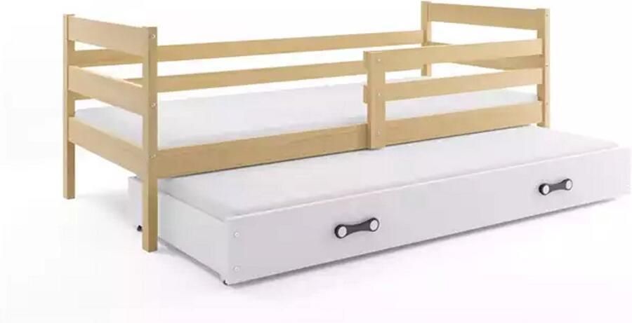 BMS Pull-Out Jeugd Bed 90x200 Pine White