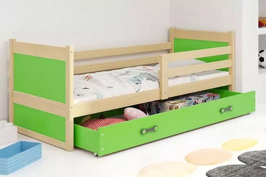 BMS Jeugdbed 90x200 Groen Pine