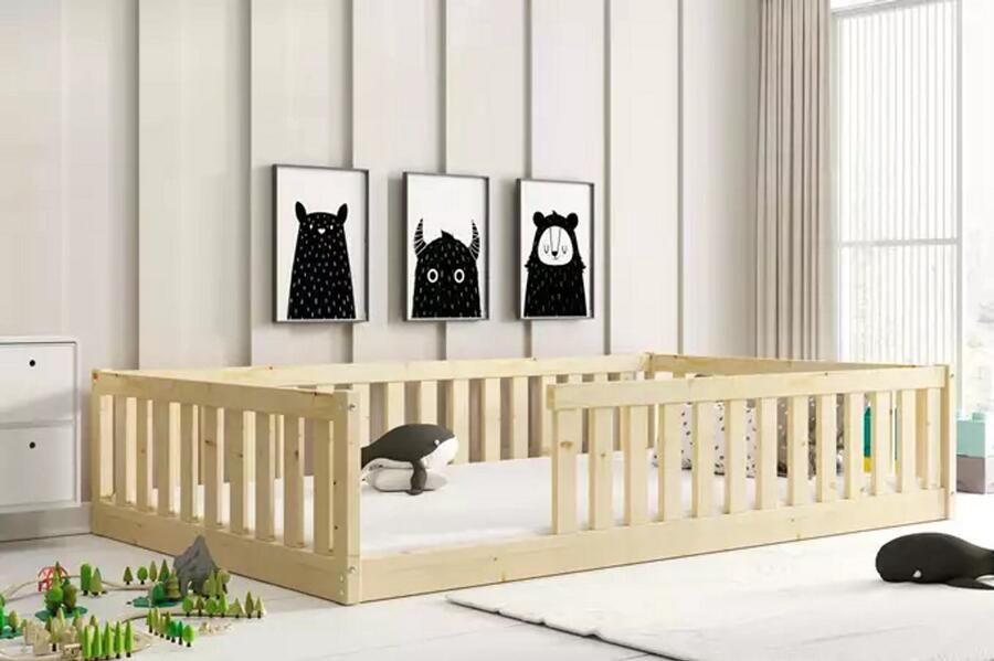 BMS Kinderbed 120 x 200 cm Pine Wood Bella Sima