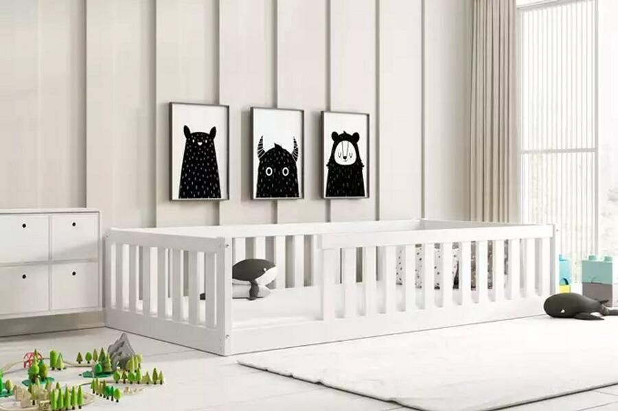 BMS Kinderbed 90x190 cm Wit