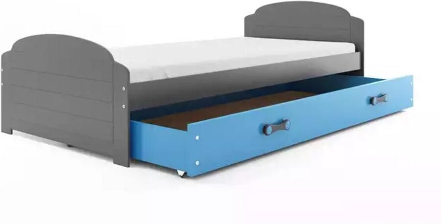 BMS LILI Single Youth Bed 90x200 Graphite Blue