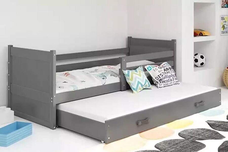 BMS Extendable Youth Bed 90x200 cm Graphite