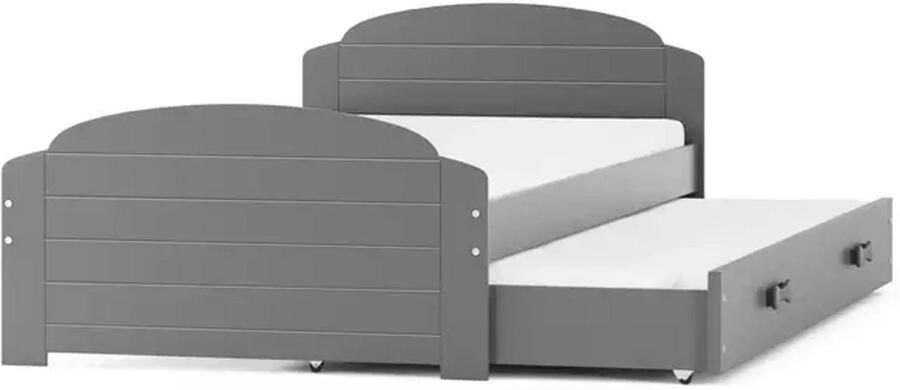 BMS Pull-out Jeugd Bed LILI 90x200 Grafiet