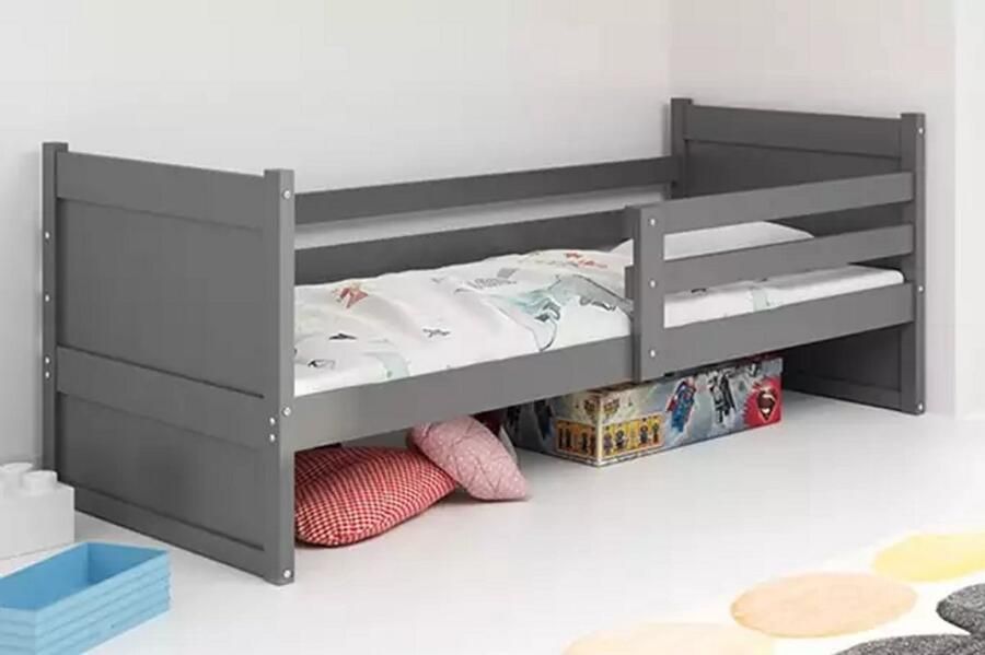 BMS Single Jeugd Bed 90x200 cm Grafiet