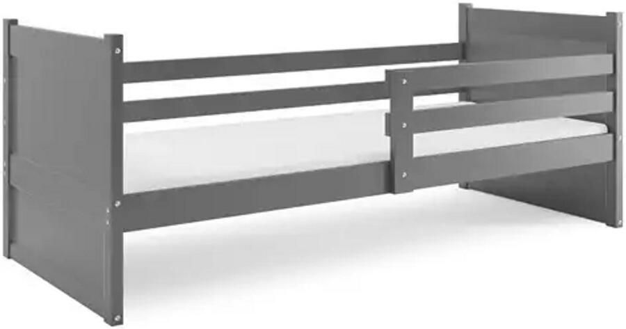 BMS Youth Bed 90x200 cm Met Matras Graphiet