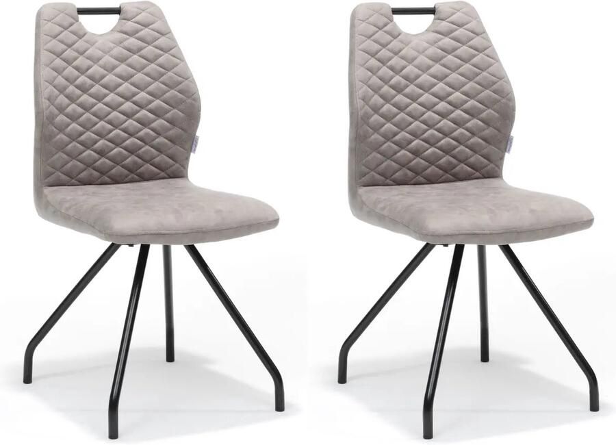 Bo Lundgren Carlos Eetkamerstoel 46 x 60 x 89 cm Soft Pebble