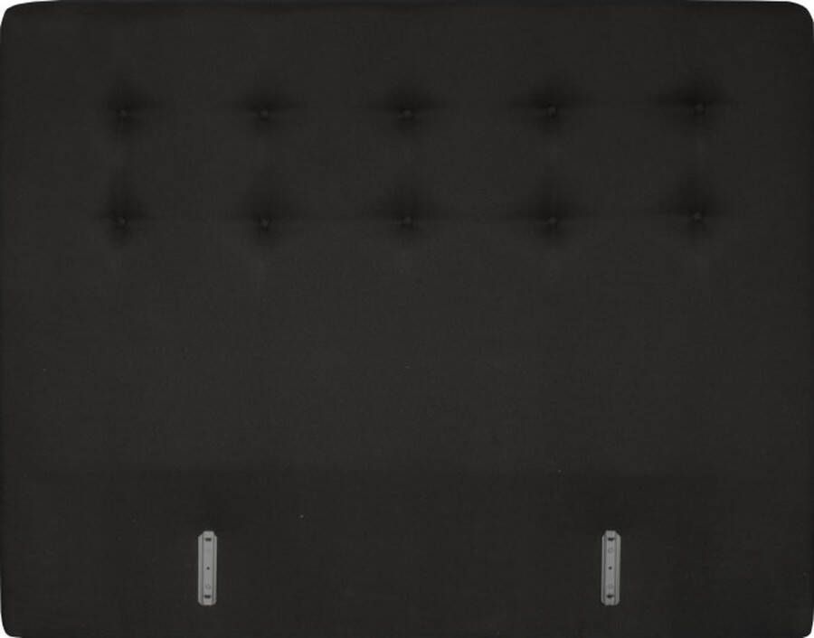 Bo Lundgren Boxspring hoofdbord stof Inari zwart 100 140 cm geknoopt