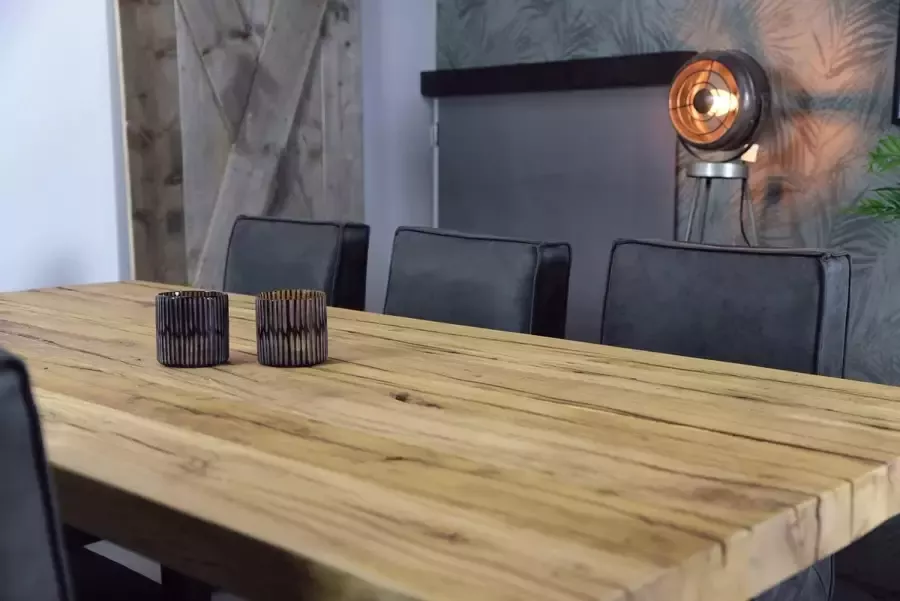 Bo Lundgren Eetkamerstoel Andries Lederlook Soft Cognac