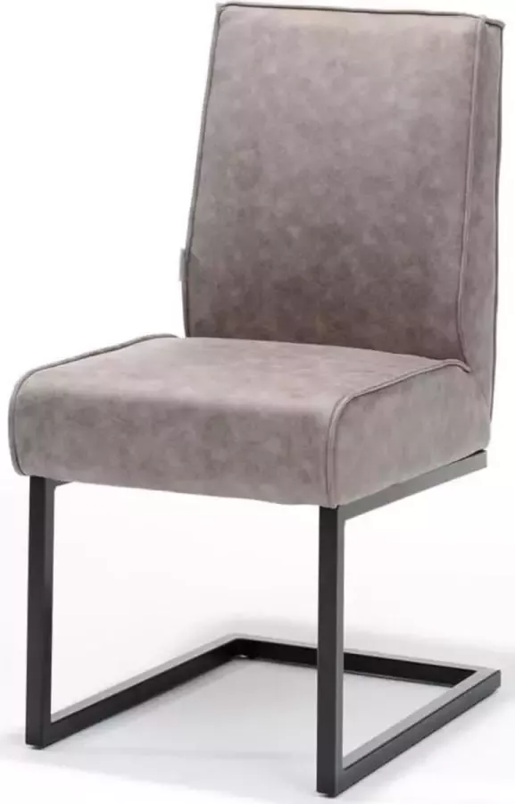 Bo Lundgren Eetkamerstoel Andries Lederlook Soft Pebble - Foto 2