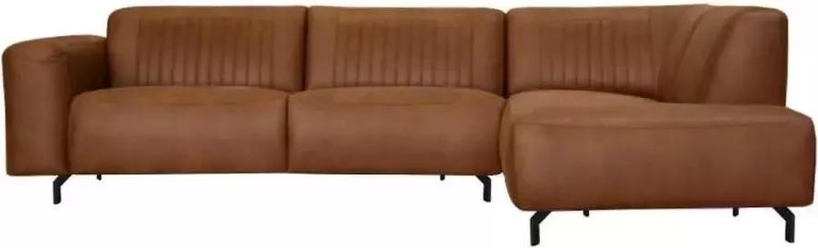 Bo Lundgren Loungebank Bolero chaise longue rechts leer Kentucky cognac 09 2 75 x 2 15 mtr breed