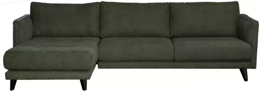 Bo Lundgren Loungebank Häftigt chaise longue links Bloq Forest groen 162 1 50 x 2 62 mtr breed