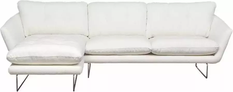 Bo Lundgren Loungebank Kuddar chaise longue links stof Alpine Ivory wit 101 1 60 x 2 71 mtr breed