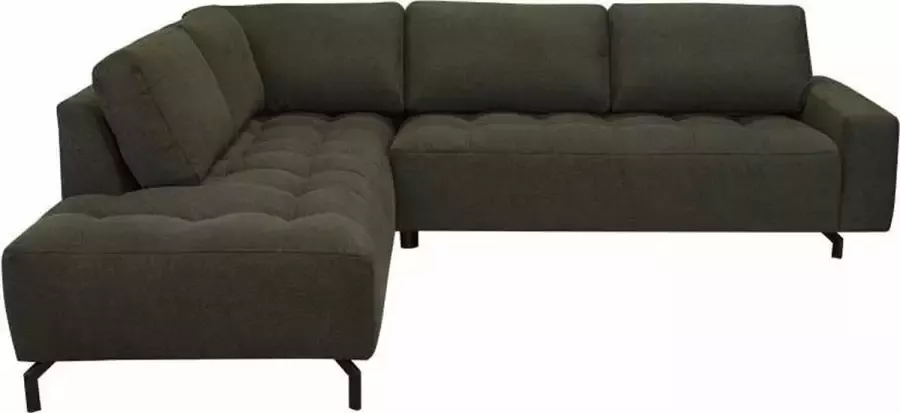 Bo Lundgren Loungebank Lagom chaise longue links stof Rate groen 156