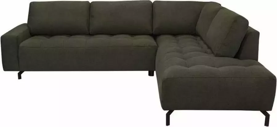 Bo Lundgren Loungebank Lagom chaise longue rechts stof Rate groen 156