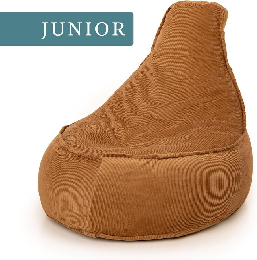 Bobbel Home Zitzak voor kinderen – Cagnac Bruin Poef Kinderstoel – Zitzakken – Kinderzetel – Kindersofa – Zitzak Kind – 100 Liter