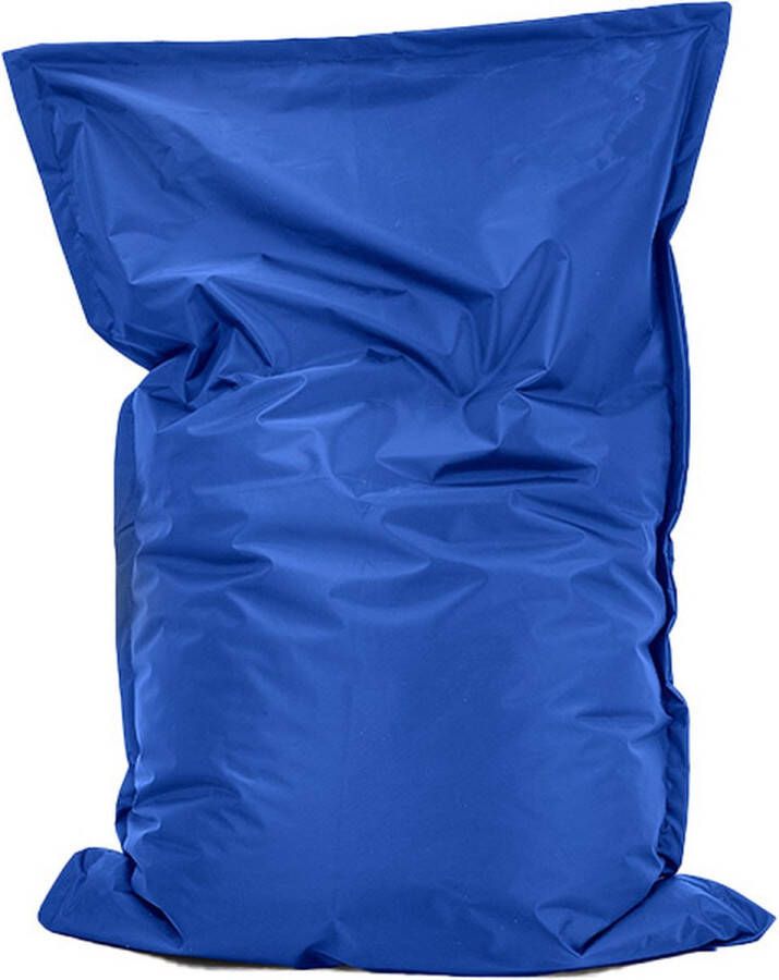 Bobbel Home Zitzak Bella Ruime zitzakken Kussen Nylon 100x150 cm Voor Binnen en Buiten Marine Blauw