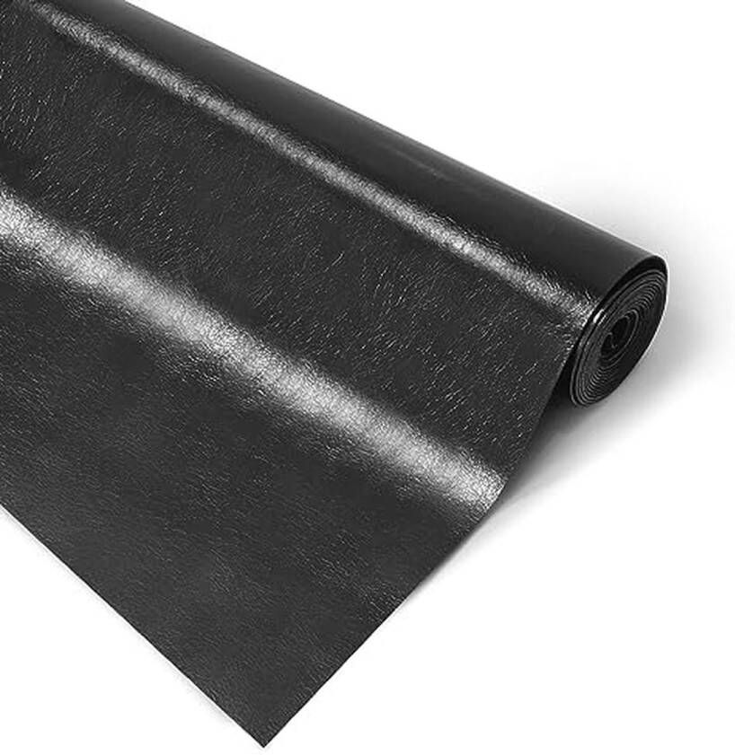 Bocguy Kunstleer zelfklevend 150 x 40 cm leerreparatiepatch glad oppervlak leerreparatielijm voor banken handtassen jassen autostoelen zwart