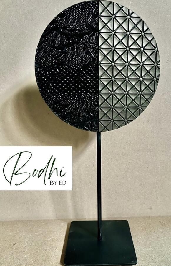 Bodhi by Ed Sidetable accessoires Vakkenkast Vensterbank Decoratie Rond op voet Decoratieve accessoires Ornament op voet Raamornament Decoratie woonkamer Dienblad accessoires - Foto 3