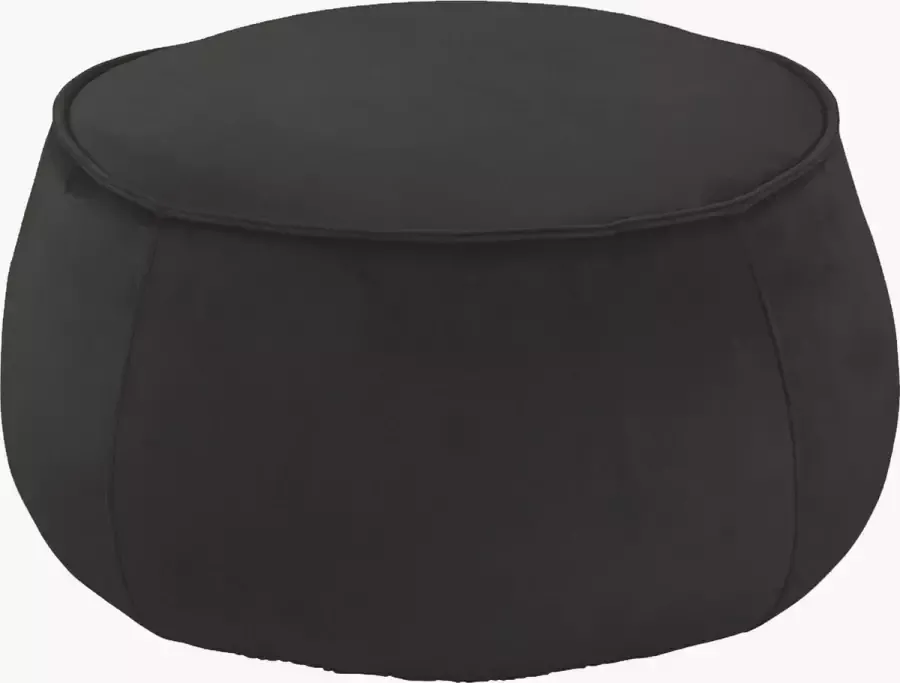 Bodilson Poef Durban Zachte poef Voetenbankje Antraciet 60x34cm